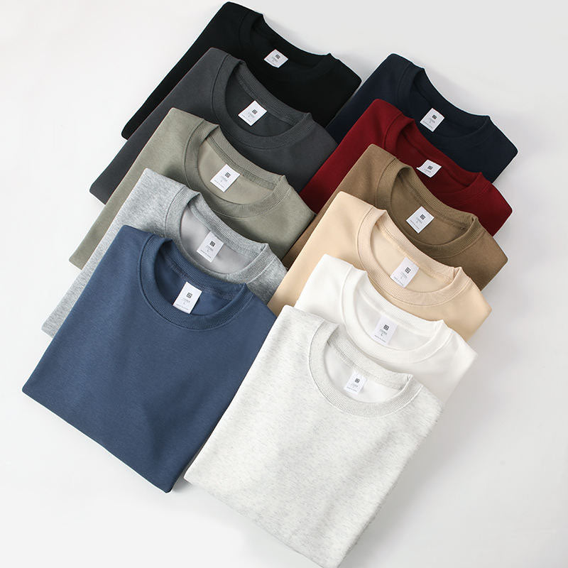 Custom Crewneck Sweater Mens in 300 GSM Cotton | Multi-Color Collection