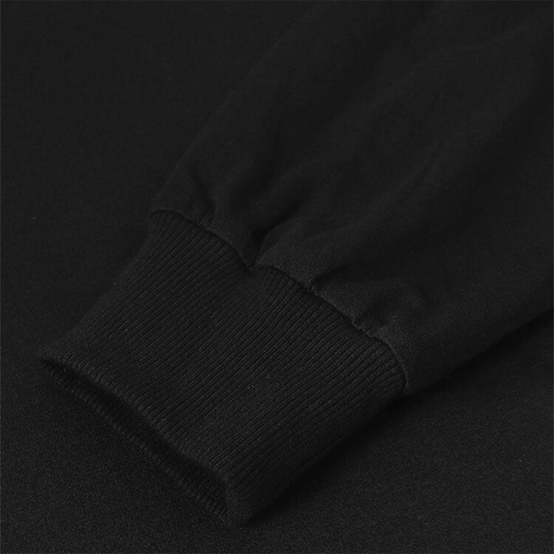 Custom Crewnecks for Men with Printed Shoulder Panels in Cotton Fleece