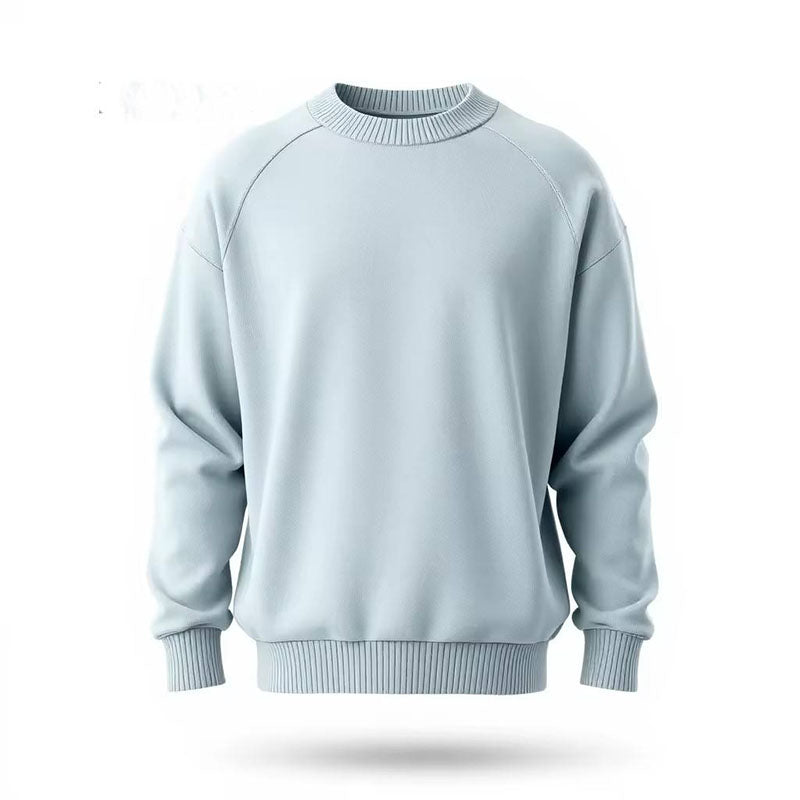 Custom Cute Crewnecks in Bright Orange Cotton Fleece Loose Fit