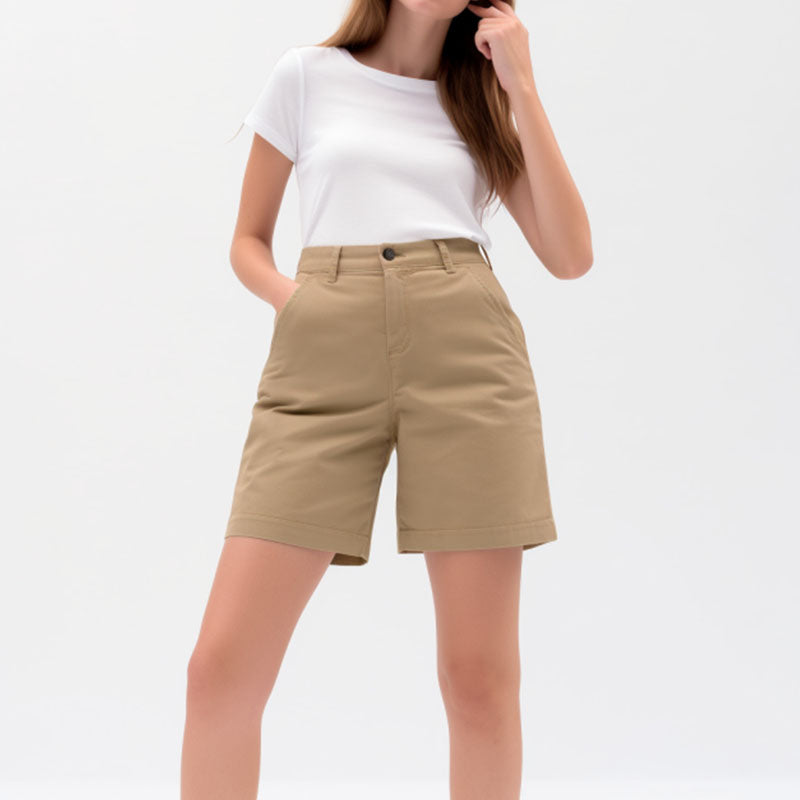 Custom Female Printed Bermuda Golf Shorts – OEM Polyester