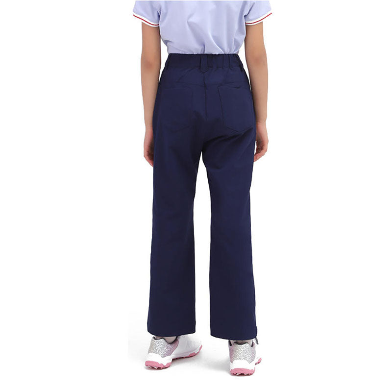 Custom Girls Golf Pants with Stretch Fabric and Straight-Leg Fit