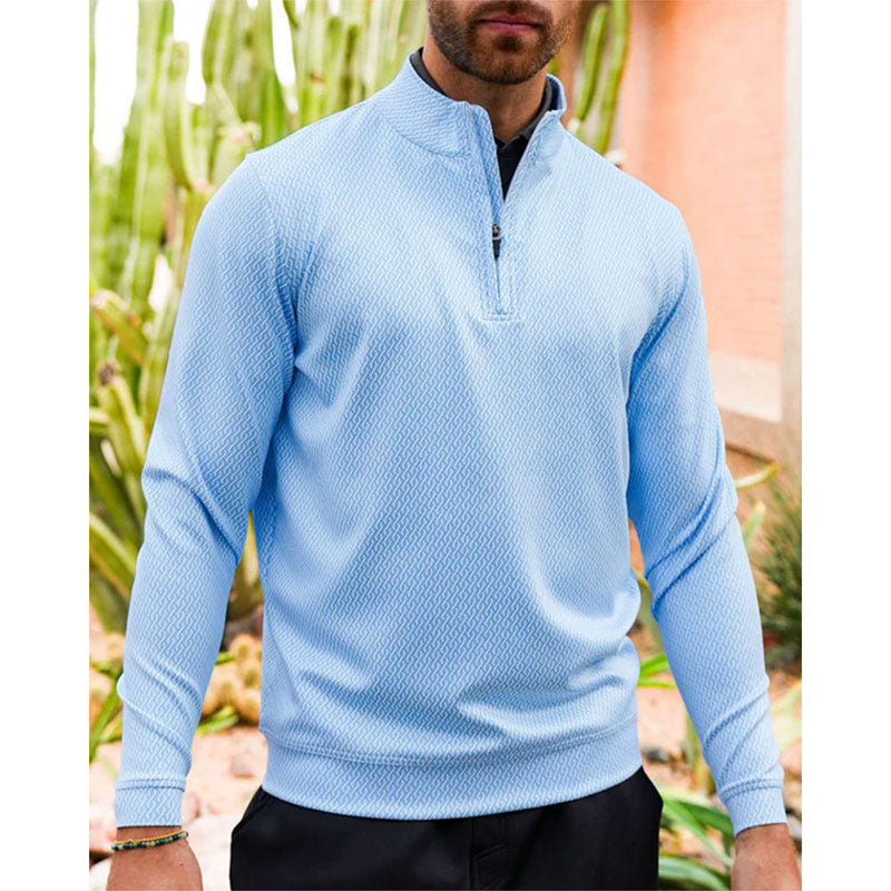 Custom Golf 1/4 Zip Pullover | Stretch Polyester OEM Manufacturer