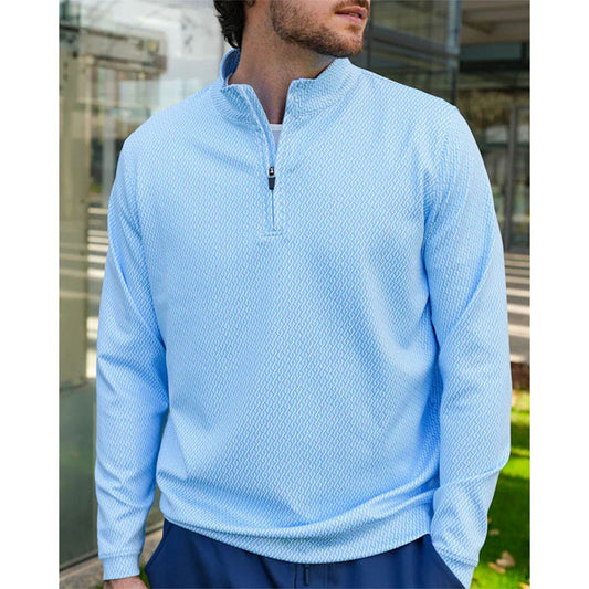Custom Golf 1/4 Zip Pullover | Stretch Polyester OEM Manufacturer