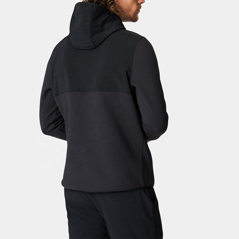 Custom Golf Hoodie Black with Concealed Zip Pockets