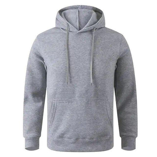 Custom Golf Hoodie Grey in 300 GSM Cotton-Spandex Fleece