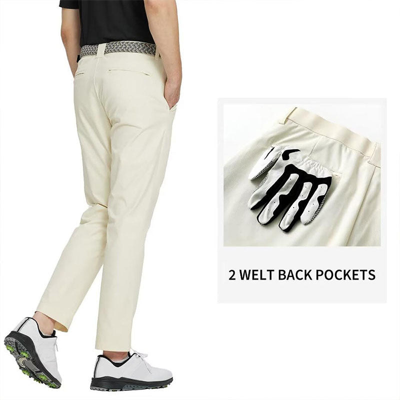 Custom Golf Pants Joggers with Lightweight Washed Cotton Blend