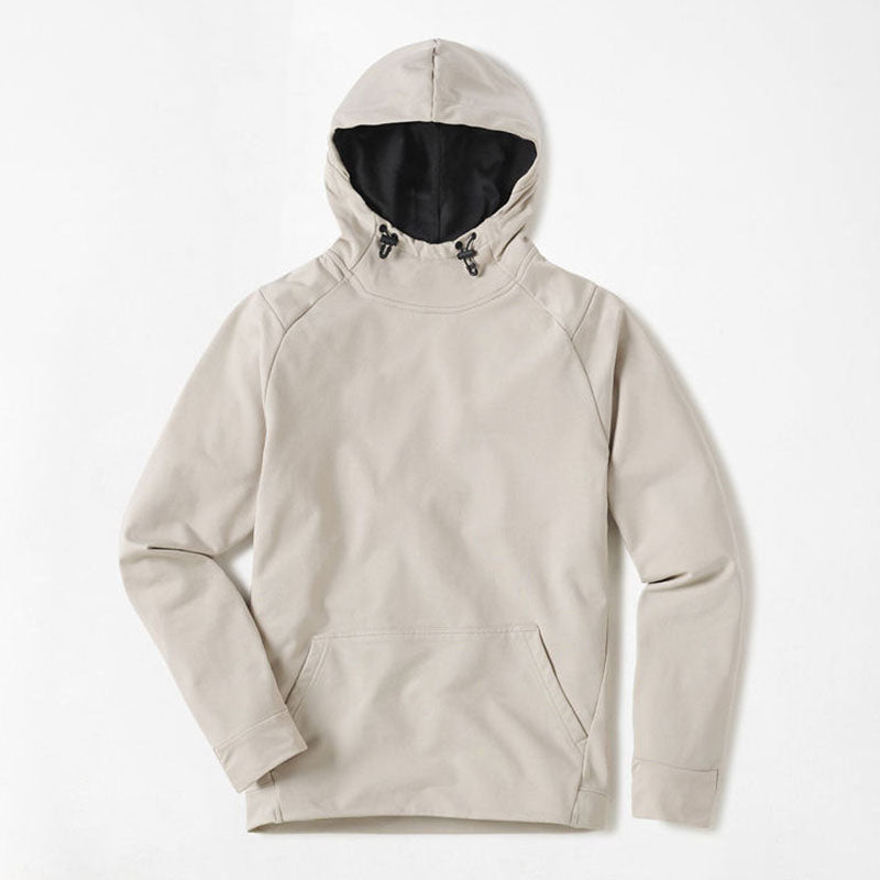 Custom 360 GSM Green Fleece Golf Hoodie with High-Neck Hood