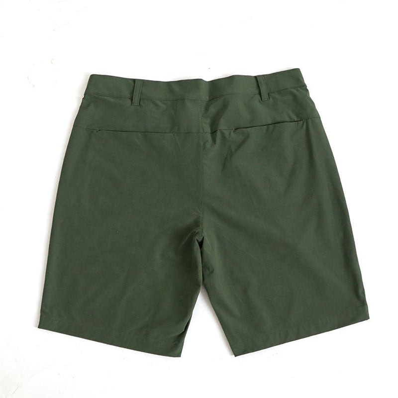 Custom Green Golf Shorts for Men – 160g Nylon-Spandex ODM