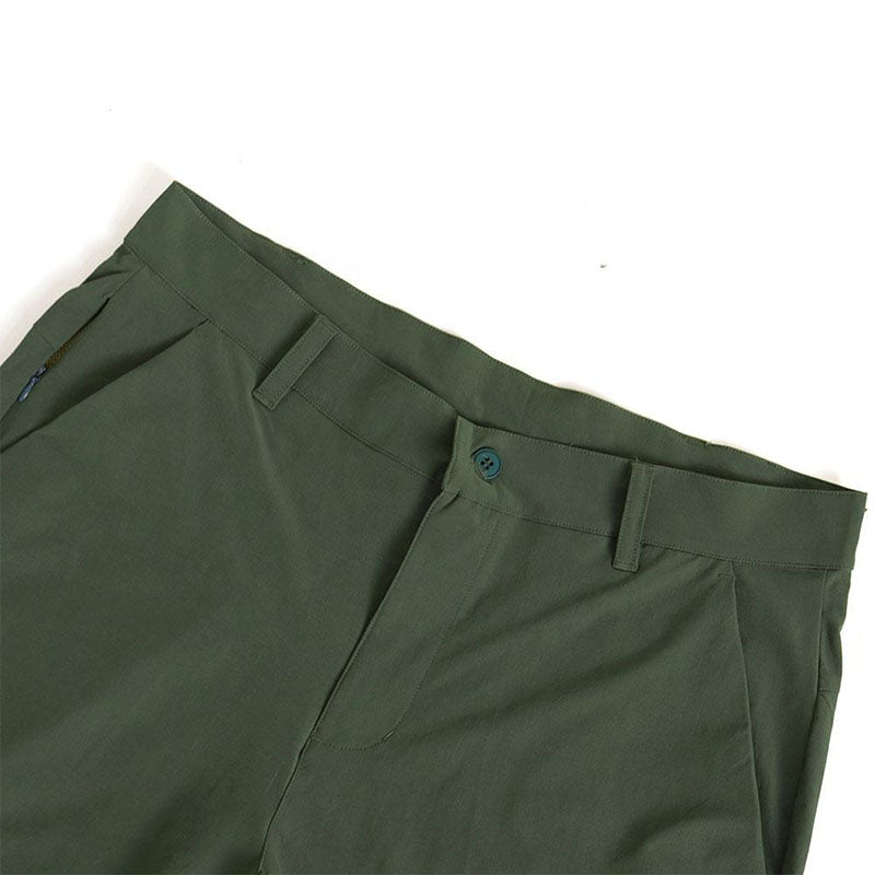 Custom Green Golf Shorts for Men – 160g Nylon-Spandex ODM