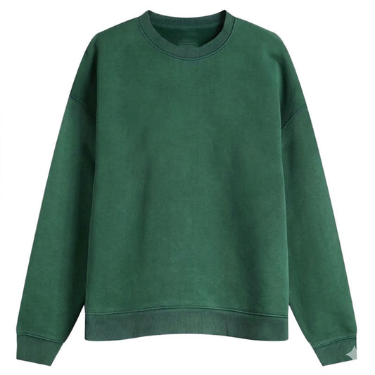 Custom Green Oversized Crewneck Sweatshirt for Women Wholesale