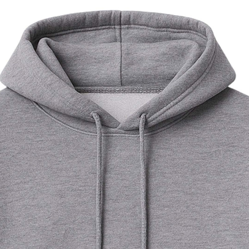 Custom 360 GSM Grey Cotton Fleece Golf Hoodie for Private Label