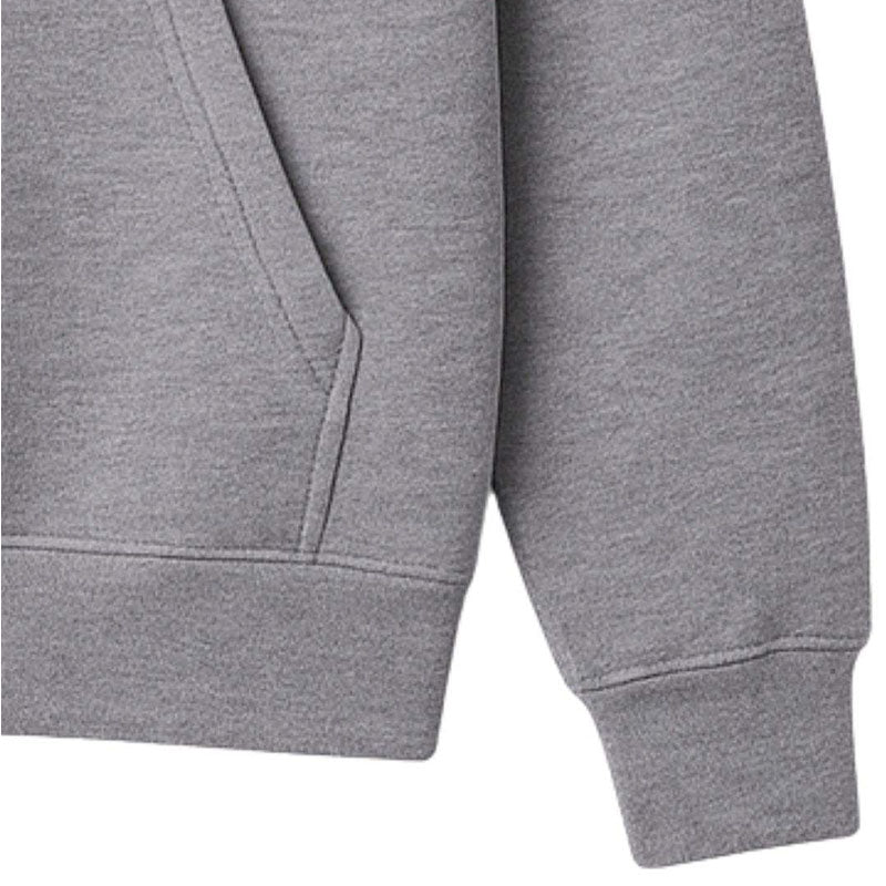 Custom 360 GSM Grey Cotton Fleece Golf Hoodie for Private Label