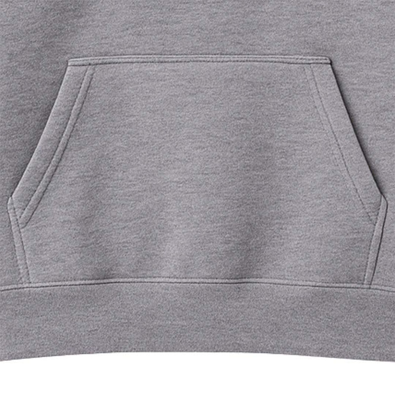 Custom 360 GSM Grey Cotton Fleece Golf Hoodie for Private Label