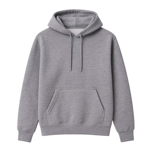 Custom 360 GSM Grey Cotton Fleece Golf Hoodie for Private Label