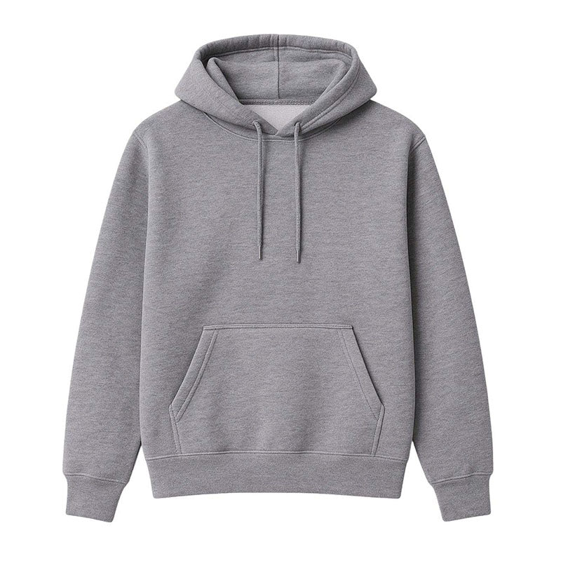 Custom 360 GSM Grey Cotton Fleece Golf Hoodie for Private Label