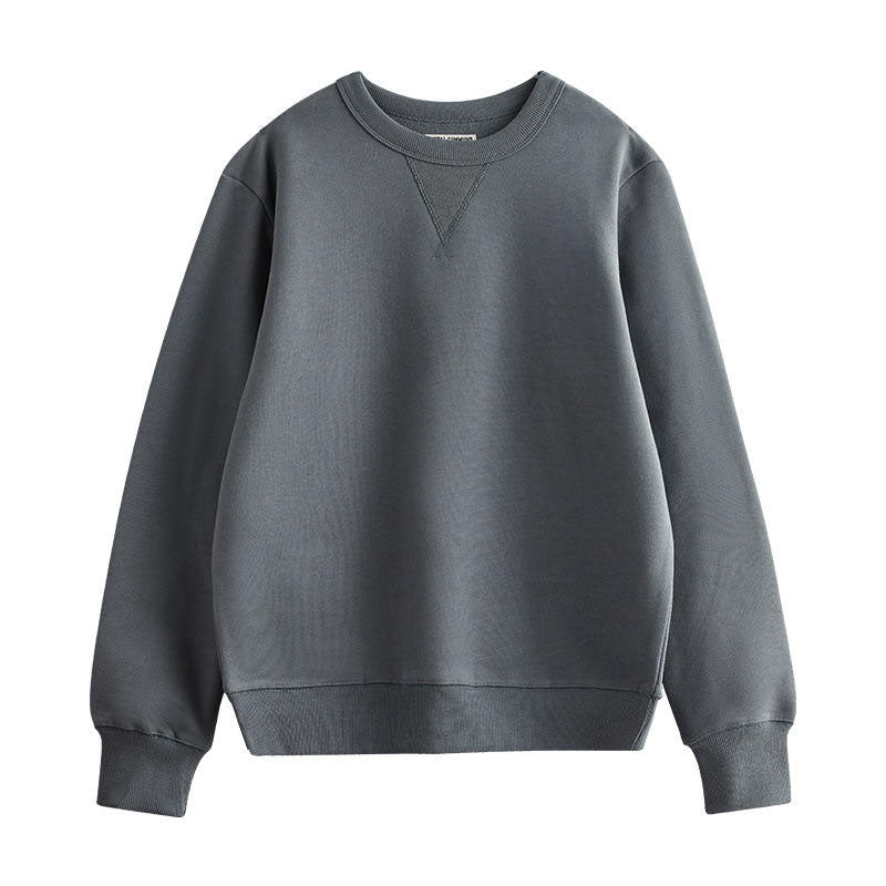 Custom Grey Crewneck Sweatshirt in Oversized Fit French Terry