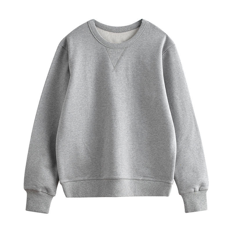 Custom Grey Crewneck Sweatshirt in Oversized Fit French Terry