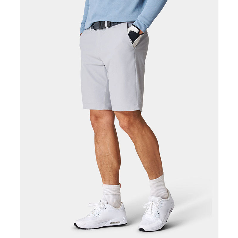 Custom Grey Golf Shorts in 240gsm Stretch Fabric