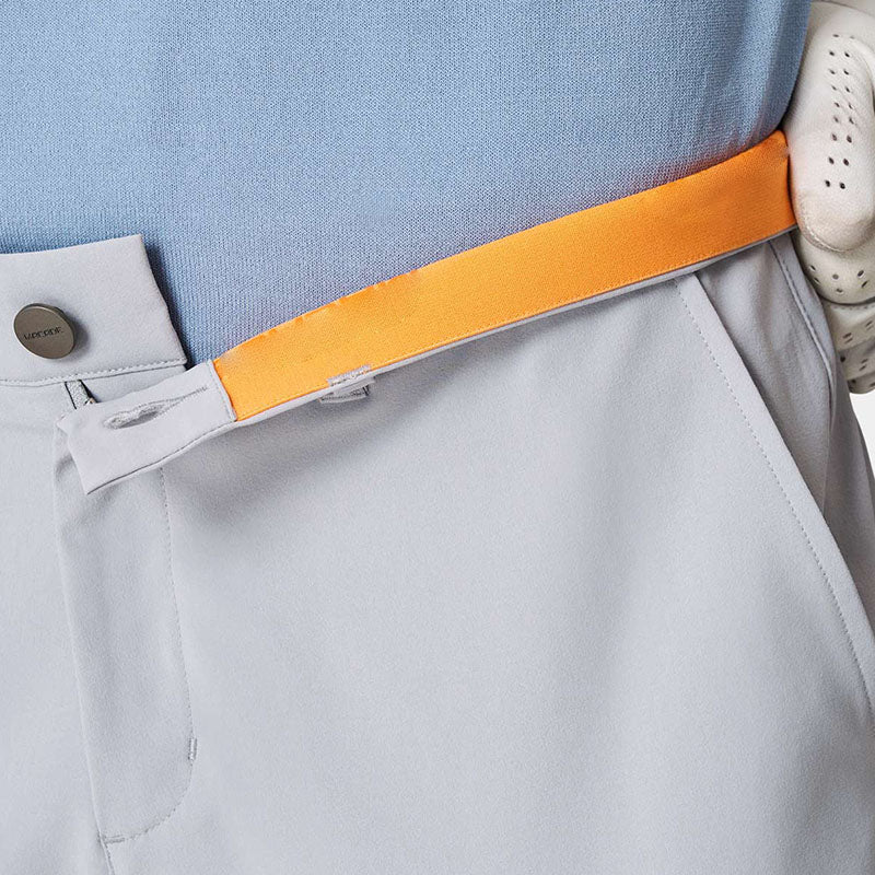 Custom Grey Golf Shorts in 240gsm Stretch Fabric