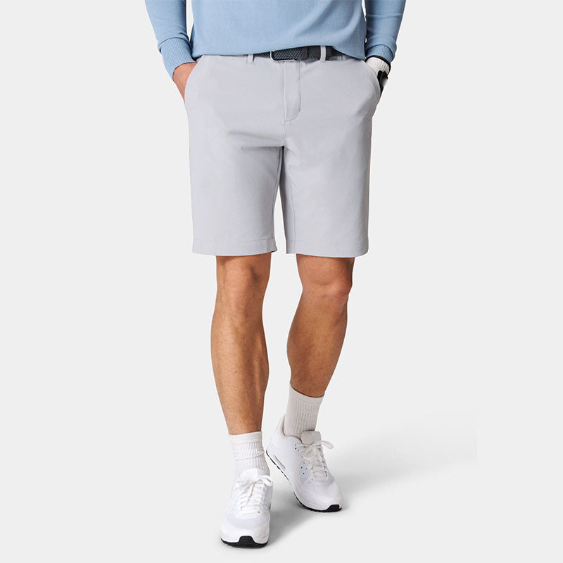 Custom Grey Golf Shorts in 240gsm Stretch Fabric