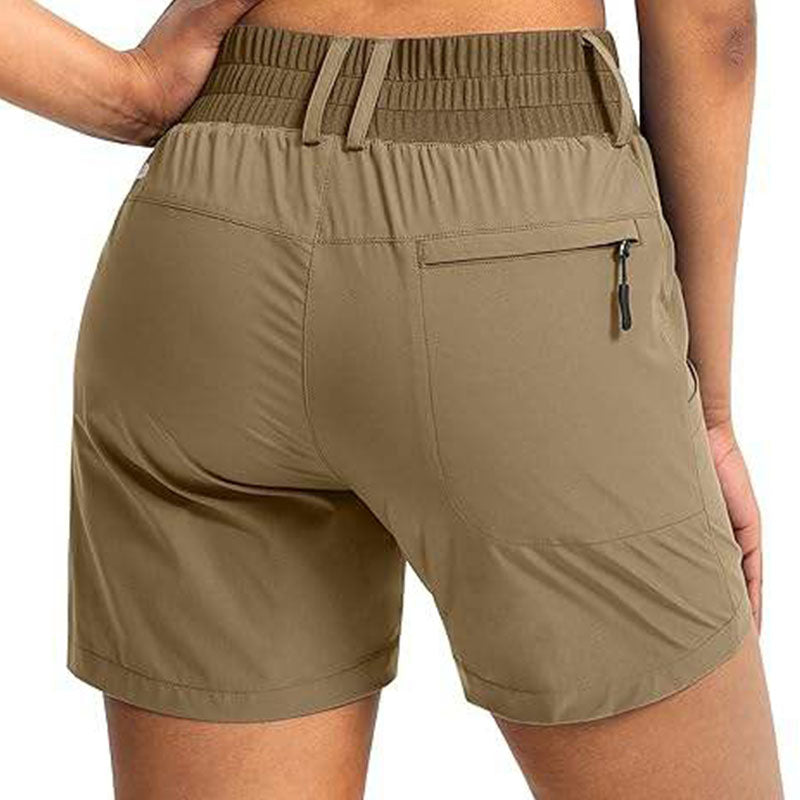 Custom Woman Golf Shorts – High-Waist Cargo OEM Style