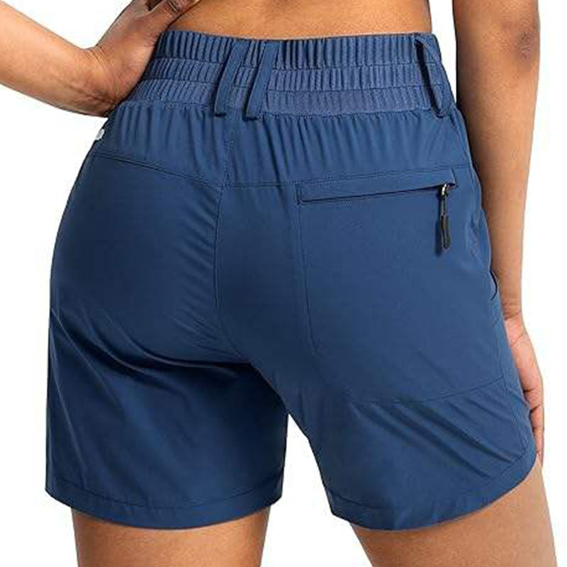 Custom Woman Golf Shorts – High-Waist Cargo OEM Style