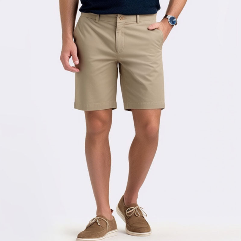 Custom Men’s Casual Golf Shorts – Quick-Dry Khaki OEM Style