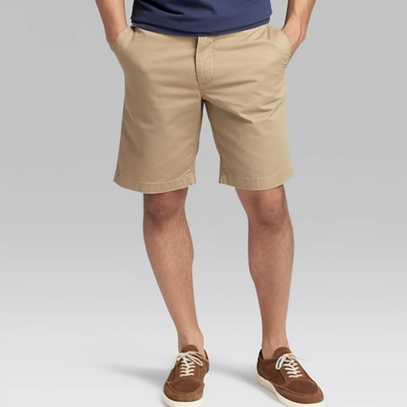 Custom Men’s Casual Golf Shorts – Quick-Dry Khaki OEM Style