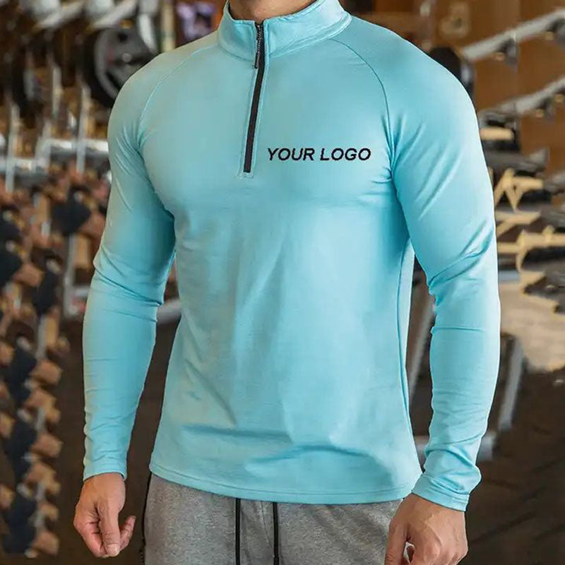 Custom Lightweight 1/4 Zip Pullover Sweatshirt Manufacturer