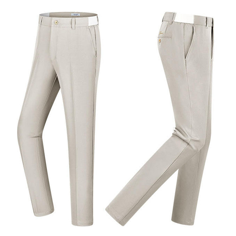 Custom Lightweight Golf Pants with Side-Elastic Waist for Men