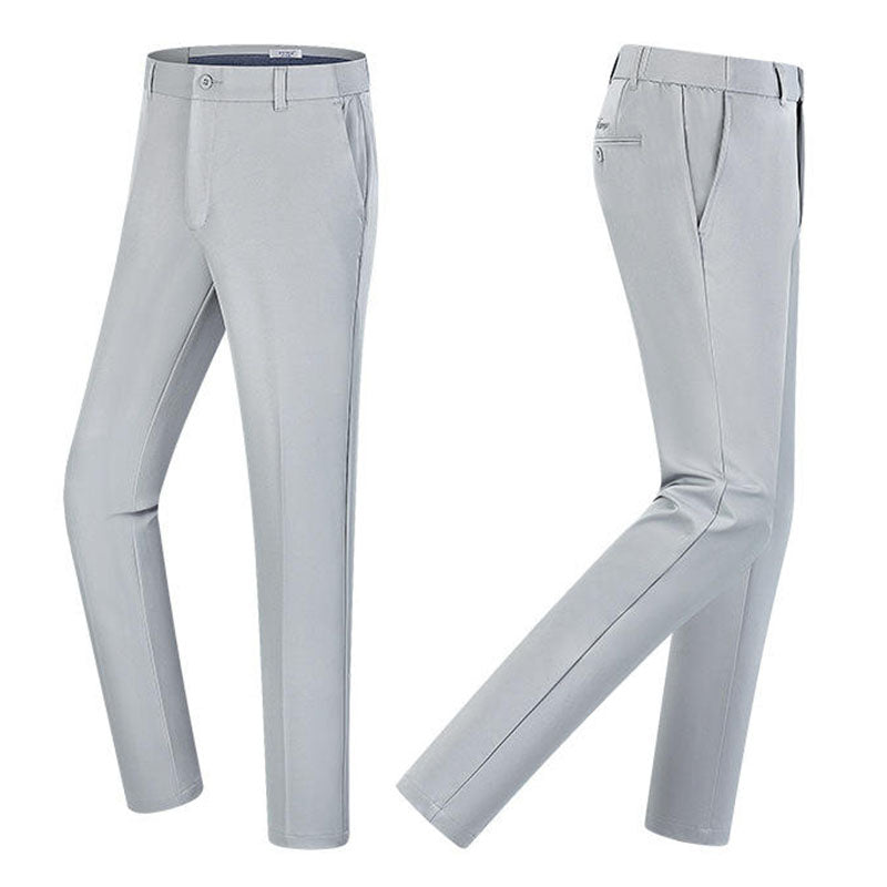 Custom Lightweight Golf Pants with Side-Elastic Waist for Men