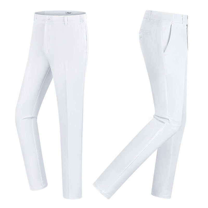 Custom Lightweight Golf Pants with Side-Elastic Waist for Men