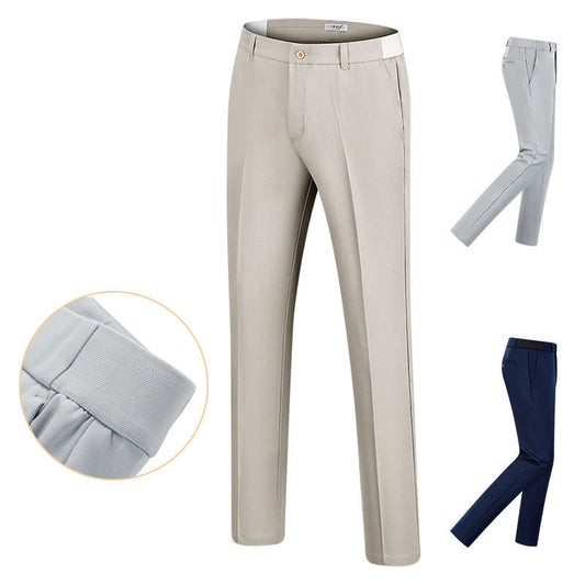Custom Lightweight Golf Pants with Side-Elastic Waist for Men