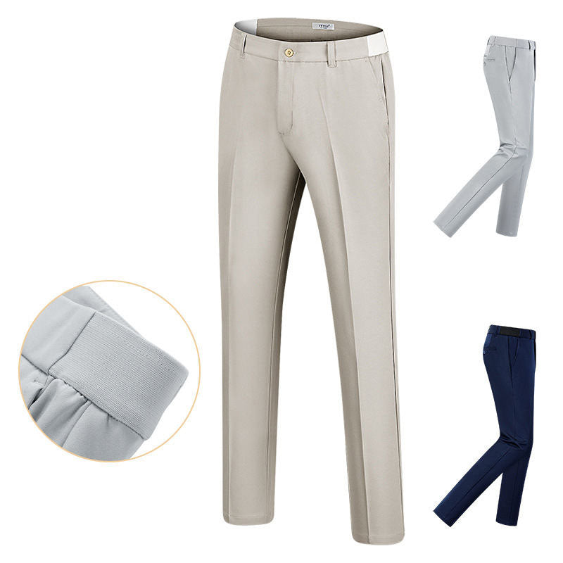 Custom Lightweight Golf Pants with Side-Elastic Waist for Men