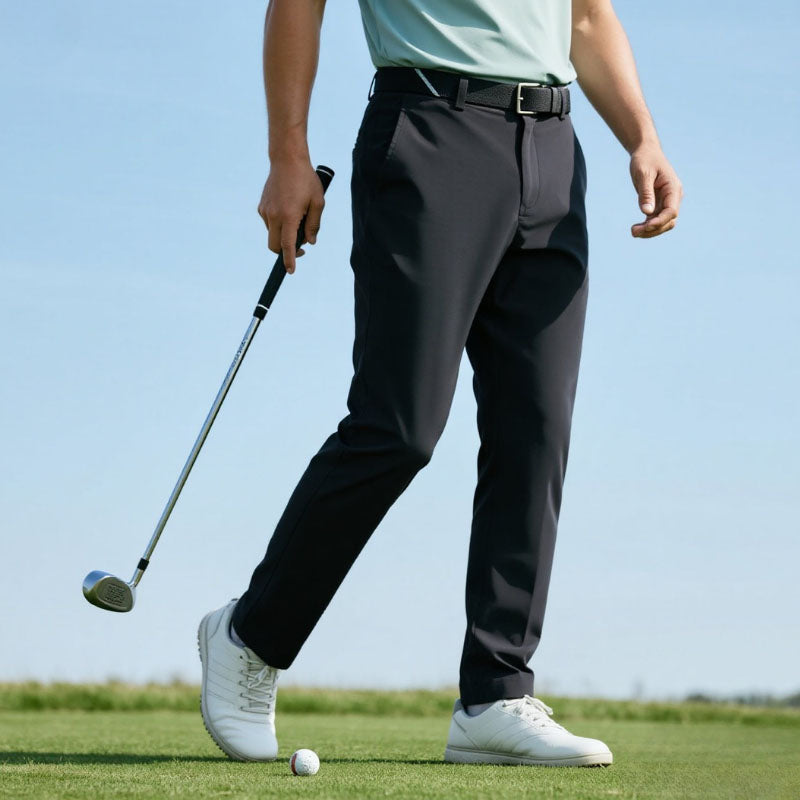 Custom Long Golf Pants with Full-Length Straight Fit for Men