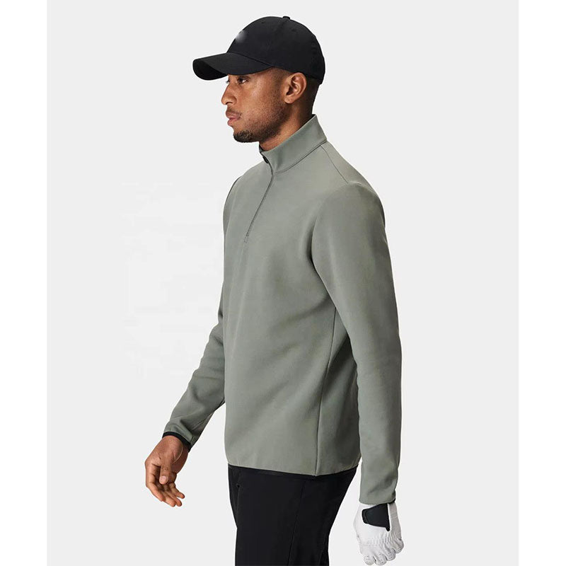 Custom Men’s Athletic 1/4 Zip Pullover | 220gsm Stretch OEM