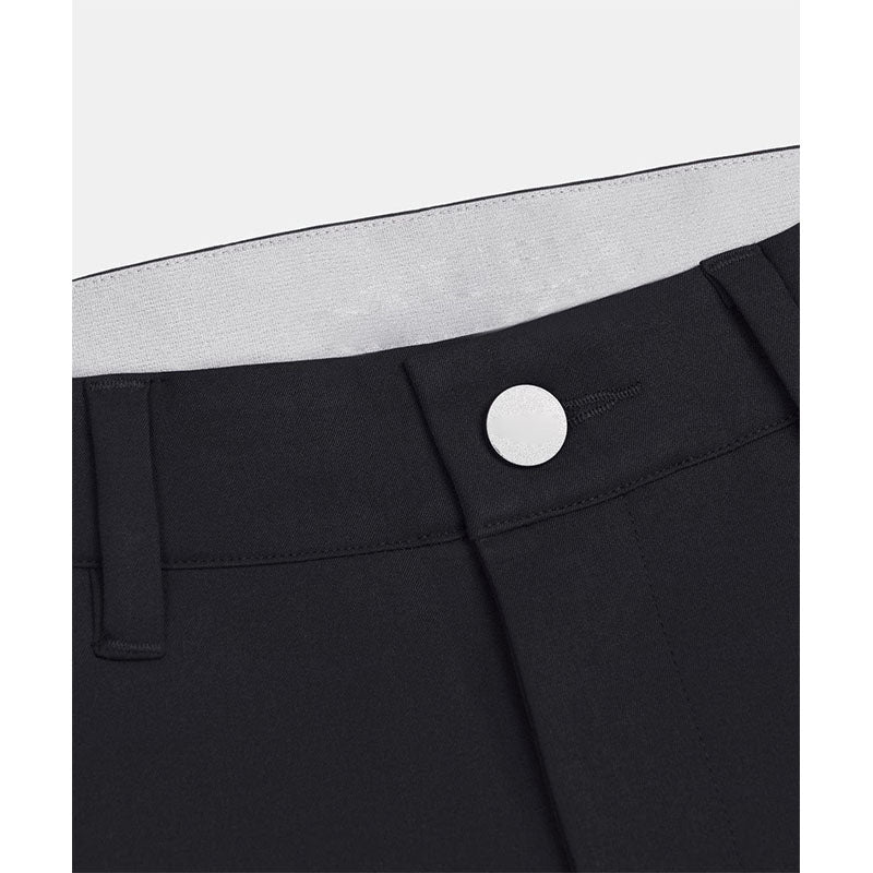 Custom Mens Black Golf Shorts in 240gsm Cotton Canvas