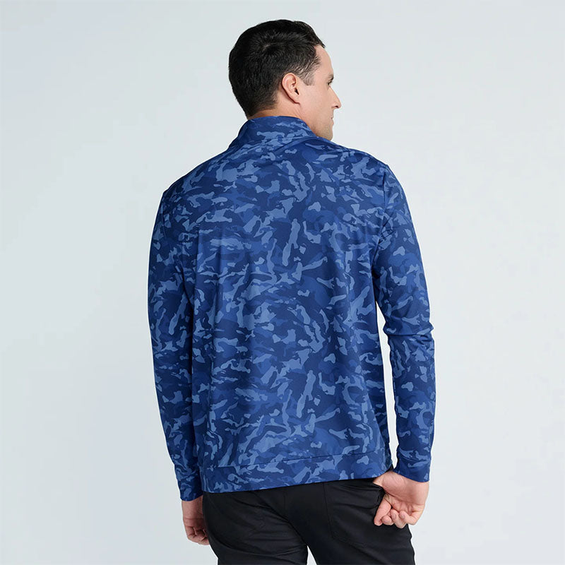 Custom Men’s Camo Golf 1/4 Zip Pullover | Quick-Dry OEM Manufacturer