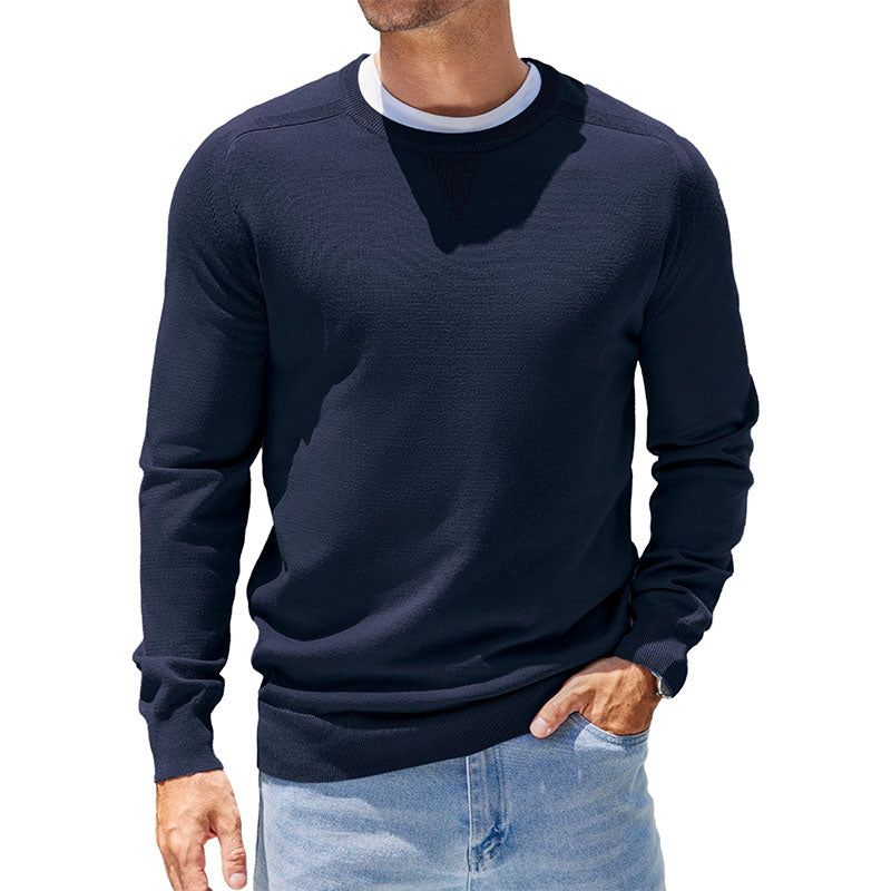 Custom Mens Crewneck Sweaters in 280 GSM Slim-Fit Knit