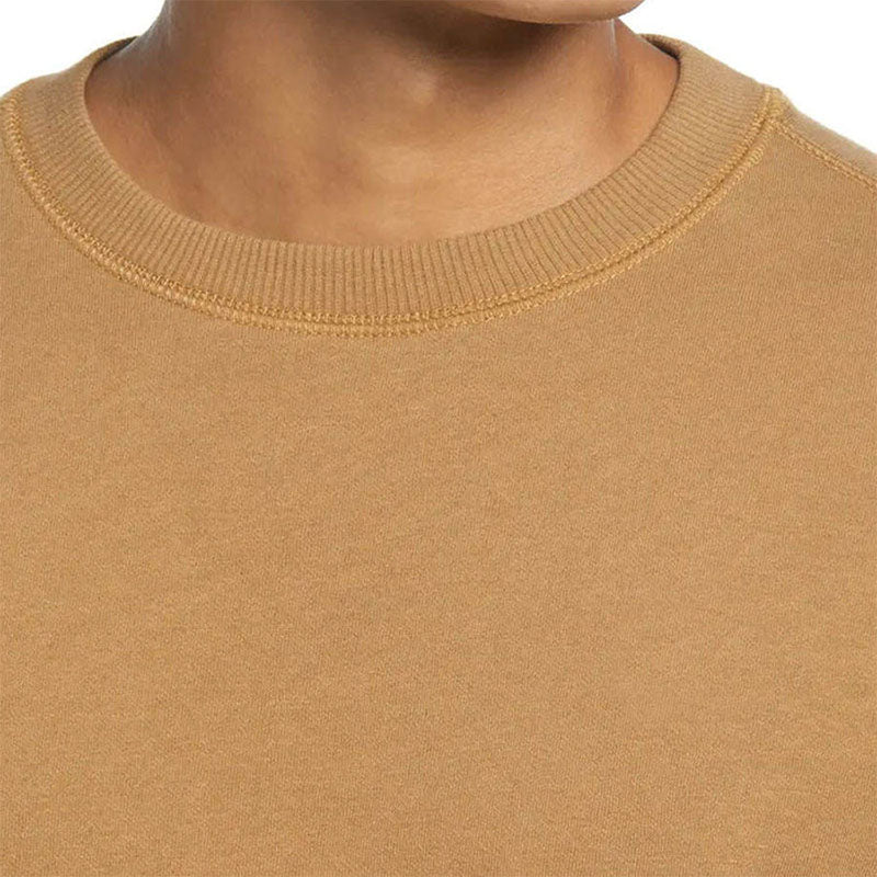 Custom Men's Crewneck Sweatshirt in Vintage Solid Cotton Blend