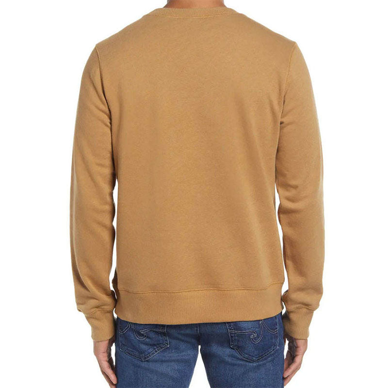 Custom Men's Crewneck Sweatshirt in Vintage Solid Cotton Blend