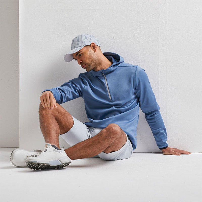 Custom Men’s Golf Hoodie with Contrast Printed Hood Lining