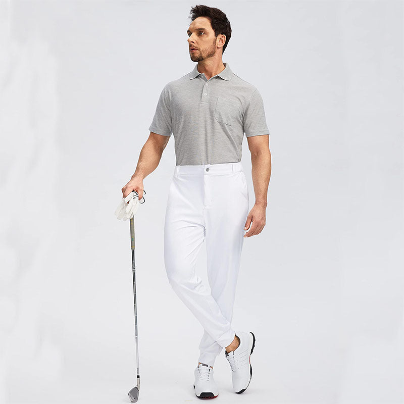 Custom Men’s Golf Pants Lightweight Knit Jogger OEM Factory