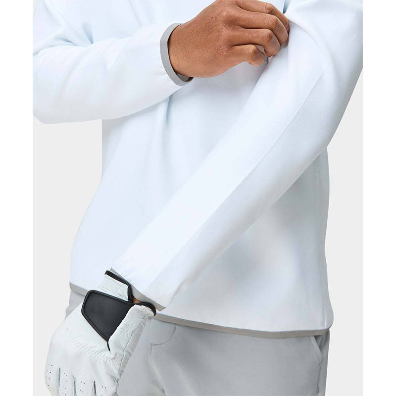 Custom Men’s Quarter-Zip Golf Hoodie in 230 GSM Stretch Fabric