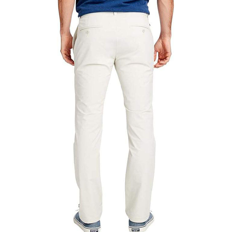 Custom Mens White Golf Pants with Midweight Cotton Stretch Fabric