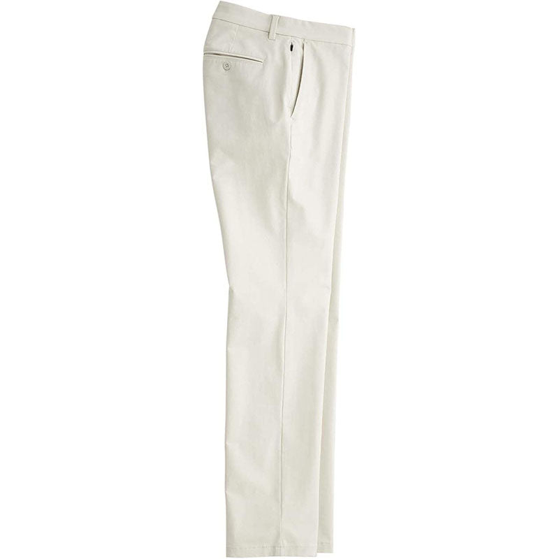 Custom Mens White Golf Pants with Midweight Cotton Stretch Fabric