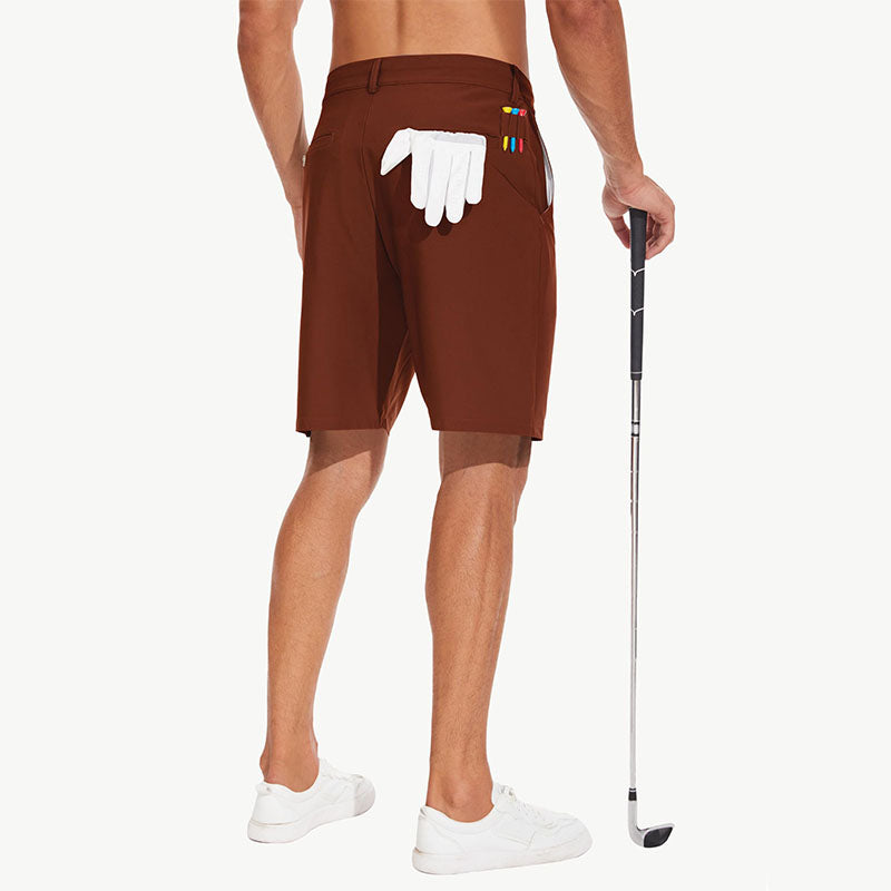 Custom Moisture Wicking Golf Shorts with Lightweight Stretch