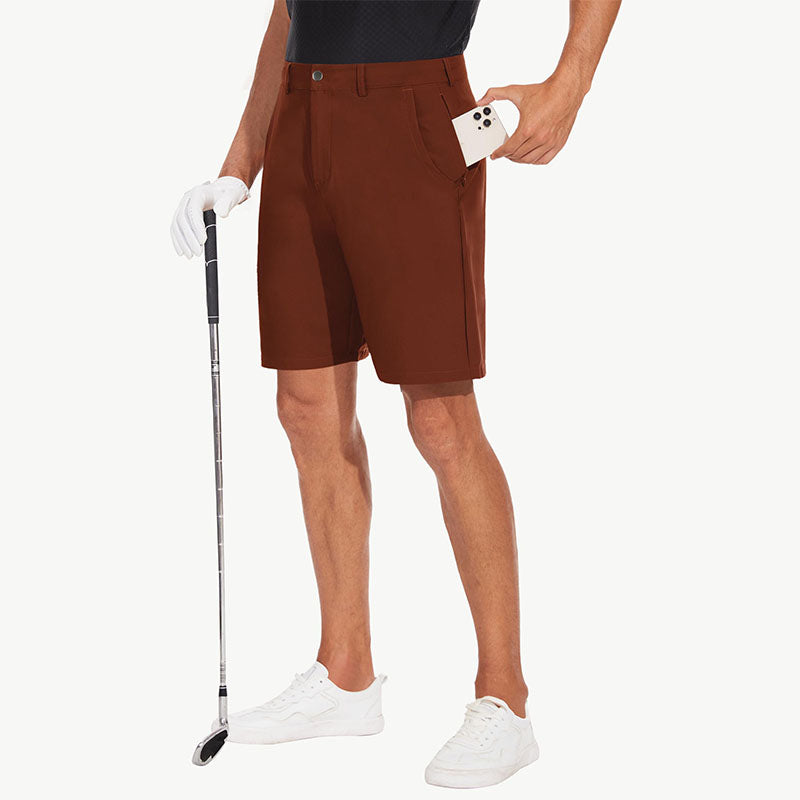 Custom Moisture Wicking Golf Shorts with Lightweight Stretch