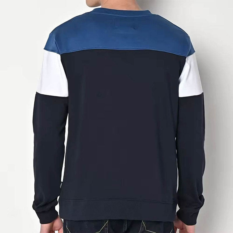 Custom Oversized Crewneck Sweatshirt in 330g Cotton Color Block Fleece