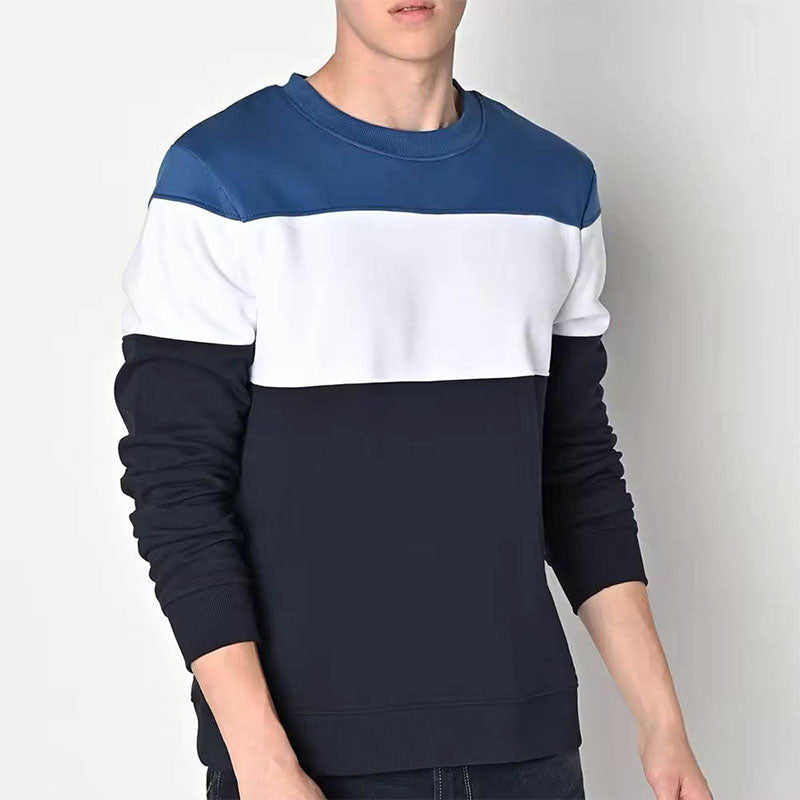 Custom Oversized Crewneck Sweatshirt in 330g Cotton Color Block Fleece